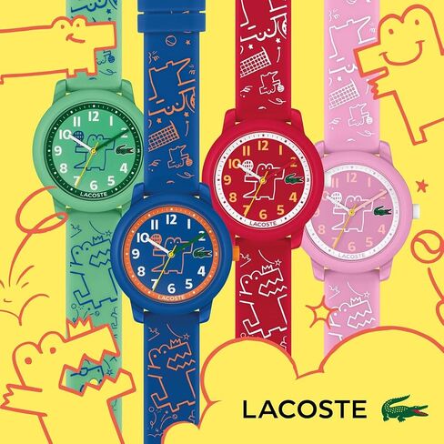Lacoste L.12.12 Kids '3H Quartz Watch - ساعة الأطفال - مقاومة للماء ما يصل إلى 5atm/50 متر - 33 مم in Kuwait