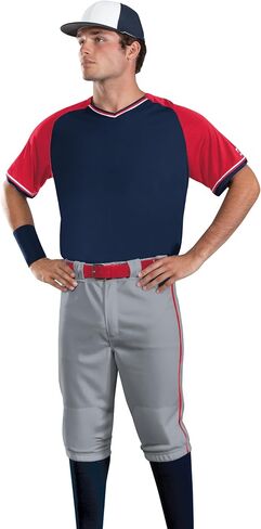 Russell Athletic Boys Youth Solid Solid Diamond Series Baseball Knicker 2.0-Stylish-Styly-Length in Kuwait