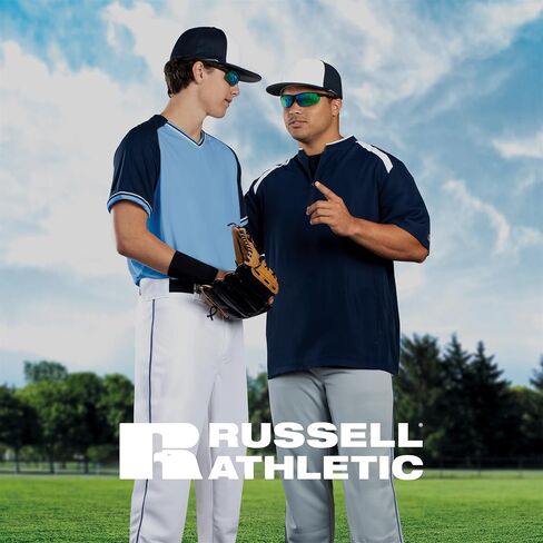 Russell Athletic Boys Youth Solid Solid Diamond Series Baseball Knicker 2.0-Stylish-Styly-Length in Kuwait