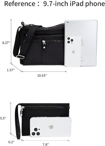 حقيبة Etidy Crossbody للنساء مقاوم للماء خفيفة الوزن محفظة حقيبة الكتف غير الرسمية in Kuwait