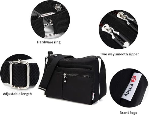 حقيبة Etidy Crossbody للنساء مقاوم للماء خفيفة الوزن محفظة حقيبة الكتف غير الرسمية in Kuwait