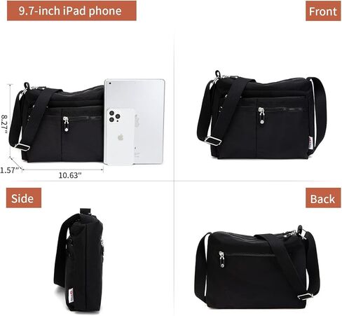 حقيبة Etidy Crossbody للنساء مقاوم للماء خفيفة الوزن محفظة حقيبة الكتف غير الرسمية in Kuwait