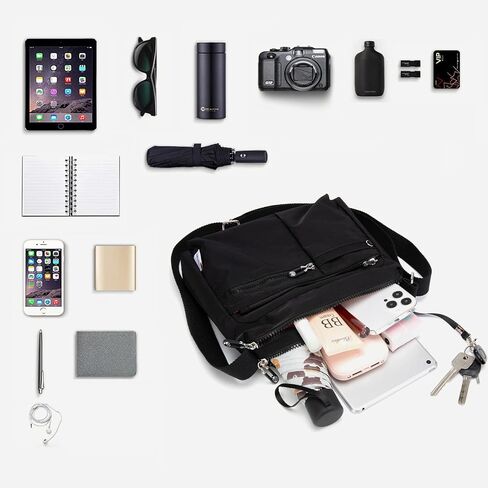 حقيبة Etidy Crossbody للنساء مقاوم للماء خفيفة الوزن محفظة حقيبة الكتف غير الرسمية in Kuwait