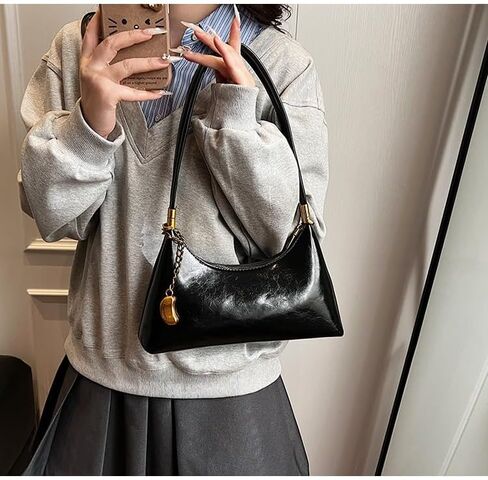 NEBIL Shoulder Bag for Women Small Vintage Shoulder Purse Handbags Retro Purse Cute Clutch Hobo Underarm Bag with 2 Straps in Kuwait