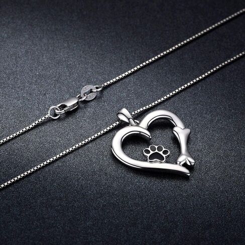 MEDWISE 925 Sterling Silver Panda Necklace Panda on Crescent Moon Pendant Necklace Jewelry Gifts Cute Animal Necklace Jewelry Gifts for Women Girls Birthday Christmas Valentines Day in Kuwait