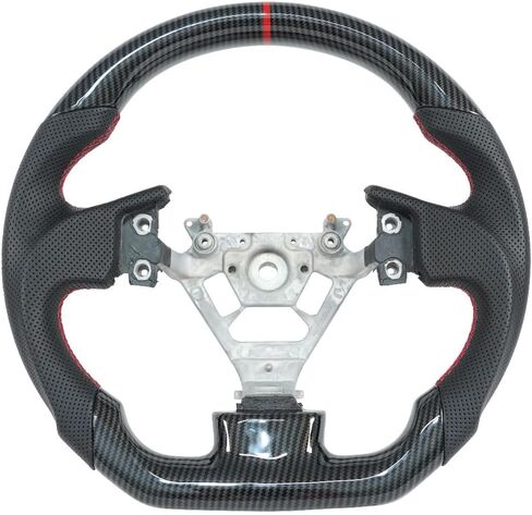 Hydro-Dip Carbon Fiber Perforated Leather Grip Steering Wheel, Car Steering Wheel Fit for Infiniti G35 2004-2007 in Saudi Arabia