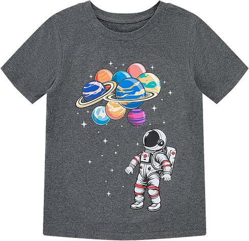 Boys T Shirt Summer Short Sleeve Toddler Tshirts 2-6 Years Cotton Kids Athletic Shirts & Tees in Saudi Arabia