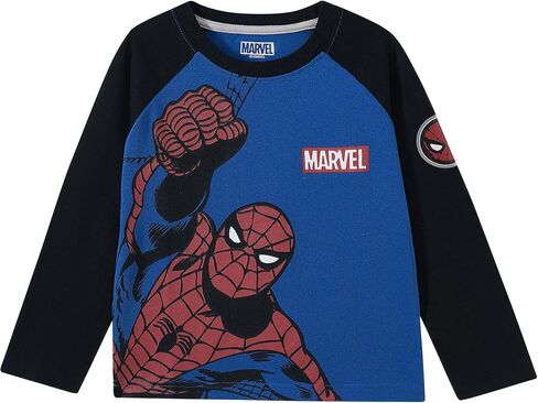 Marvel Spider-Man Boys 3 Pack Long Sleeve Shirt for Toddler and Big Kids in Saudi Arabia