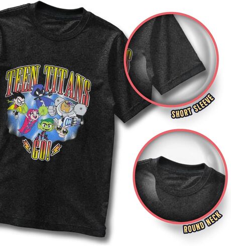Boys 2-Pack Short Sleeve Crewneck Graphic T-Shirt Bundle, 2-Piece Set of Tees for Kids and Toddlers in Saudi Arabia