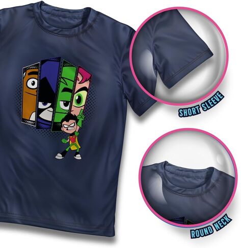 Boys 2-Pack Short Sleeve Crewneck Graphic T-Shirt Bundle, 2-Piece Set of Tees for Kids and Toddlers in Saudi Arabia