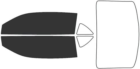 Rvinyl Window Tint Kit Compatible with Chevrolet Camaro 2010-2015 (Coupe) - Front Precut Kit - 20% in Saudi Arabia
