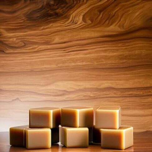 Mahogany Teakwood Strongly Scented Hand Poured Vegan Wax Melts, 12 Scented Wax Cubes, 6.4 Ounces in 2 x 6-Packs in Kuwait