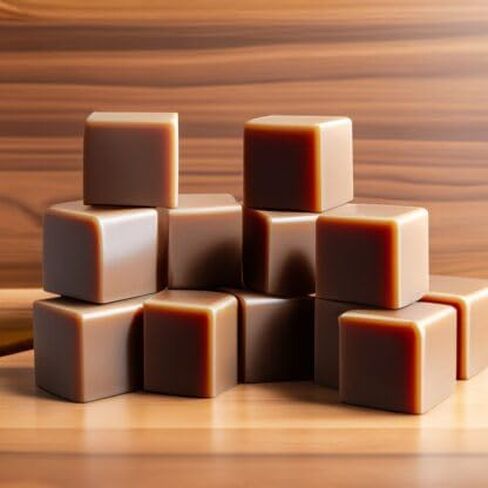 Mahogany Teakwood Strongly Scented Hand Poured Vegan Wax Melts, 12 Scented Wax Cubes, 6.4 Ounces in 2 x 6-Packs in Kuwait