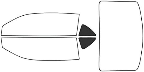 Rvinyl Window Tint Kit Compatible with Chevrolet Camaro 2010-2015 (Coupe) - Front Precut Kit - 20% in Saudi Arabia