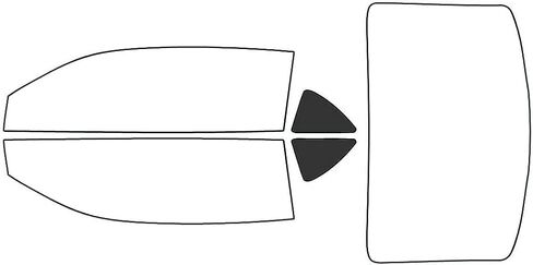 Rvinyl Window Tint Kit Compatible with Chevrolet Camaro 2010-2015 (Coupe) - Front Precut Kit - 20% in Saudi Arabia