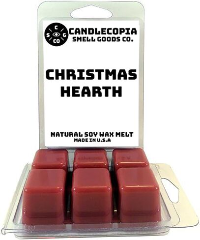 Mahogany Teakwood Strongly Scented Hand Poured Vegan Wax Melts, 12 Scented Wax Cubes, 6.4 Ounces in 2 x 6-Packs in Kuwait