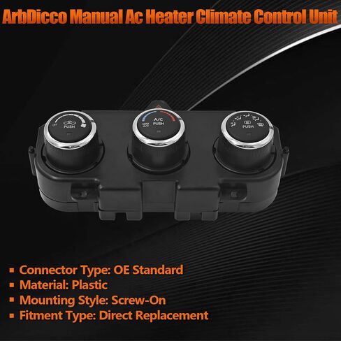 68268189AA AC HEATER CONTROL MODULE W/خلفية defrost متوافقة مع Dodge RAM Pickup 1500 2500 3500 2013-2018 ، 68105021AC 68105021AD 68105021AE 68105021AF 6822600AA P6810505020 in Saudi Arabia