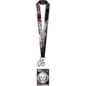 Marvel The Punisher Lanyard, Multicolor,3"