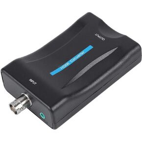 ASHATA BNC to HDMI Converter, 480I (NTSC) / 576I (PAL) Format to 1080P/720P HD HDMI Signal, More Stable, Low Energy Consumption, Connect Video Adapter Monitor, TV, Projector, etc