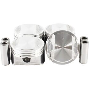 DNJ P171A Piston Set for 2007-2015 / Dodge, Hyundai, Jeep, Kia/Caliber, Compass, Forte, Forte Koup, Forte5, Patriot, Tucson / 1.8L, 2.0L / DOHC / 16V / 110cid, 122cid, 1975cc / VIN 0, VIN 2, VIN A