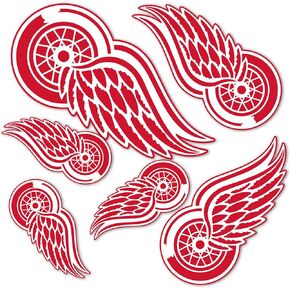 Desert Cactus Detroit Red Wings Team NHL National Hockey League Sticker Vinyl Decal Laptop Water Bottle Car Scrapbook (Type 3 - Main Logo)