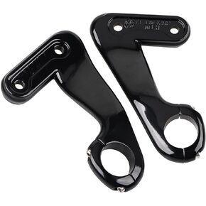 Chrome Front Fairing Mount Brackets Mounting For Harley Road Glide CVO Ultra FLTRUSE FLTRX FLTRU 2010-2013