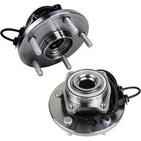 [Pair/2-Pack] Autoround 513273 Front Wheel Hub and Bearing Assembly Replacement for Chrysler Town & Country, Dodge Grand Caravan, VW Routan, 5 Lug w/ABS