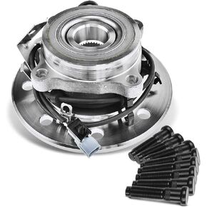 A-Premium Front Left Wheel Bearing and Hub Assembly with ABS Compatible with Dodge Ram 3500 1998-1999, 4WD & DRW