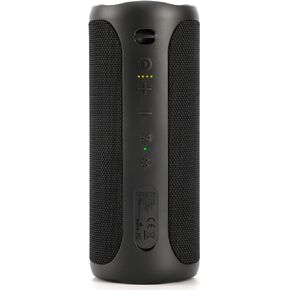 SOWO Waterproof Bluetooth Speaker Wireless- Portable Speaker Loud with Built-in Subwoofer and Tweeter, Extra Bass, Stereo Sound, IP67, Colorful Lights for Party, Outdoor, Camping - Black
