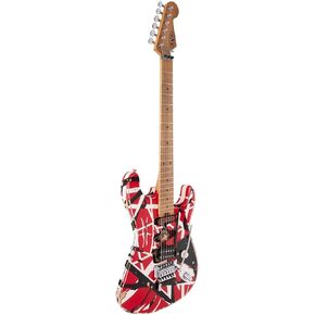 EVH Striped Series Frankenstein Relic - Red/Black/White