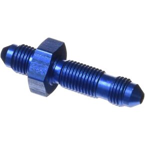 Aeroquip FCM2769 Blue Anodized Aluminum -03AN Bulkhead Union