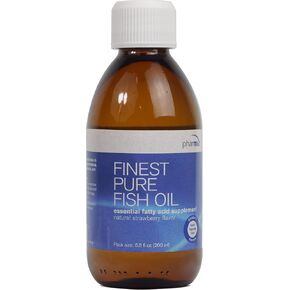 فارماكس فاينست زيت السمك النقي | الأحماض الدهنية الأساسية لدعم صحة القلب والأوعية الدموية | 6.8 فلوريدا. أوقية. | نكهة الفراولة الطبيعية in Kuwait