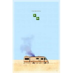 Breaking Bad - It's Just Basic Chemistry (X-Arnet, Final Season) Promotional Poster Size 11"x17" - An Authentic Print with Holographic Sequential Numbering