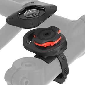 Spigen Life Gearlock Stem Bike Phone Mount/Bike Phone Holder with Universal Adapter for Motorcycle, Classic, Electric and Mountain Bike - Compatible with iPhone & Android Devices