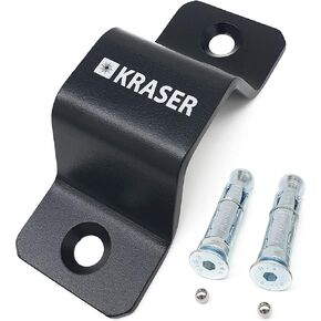 KRASER KR40B Security Anchor for Chain up to ø40, High Security, 2 Expansion Bolts, Anti Theft Floor and Wall Ground for Chain, Parking, Garage, Motorcycle, Trailer, Scooter, Bike