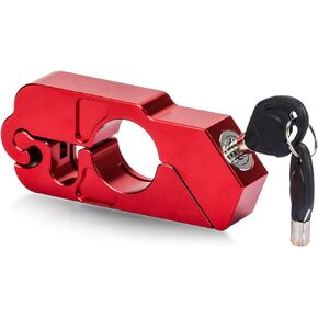 PSLER Motorcycle Handlebar Lock A Grip Throttle Brake Lock to Secure Motorcycles Mopeds Scooters ATV Street Bike Dirt Bike Motorbike in Under 5 Seconds (Black)