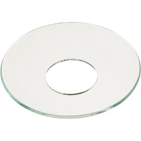Biedermann & Sons Bobeches Glass with Silver Rims (Box of 12), Clear