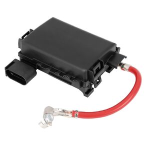 X AUTOHAUX Fuse Box Battery Terminal Fuse Block Holder 1J0937550A 1J0937550B for VW Jetta Golf Mk4 Beetle 1999-2004