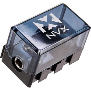 NVX XMANL04 1/0 or 4 Gauge AWG ANL/Mini-ANL in-ine Fuse Holder for Car Audio and Marine Audio