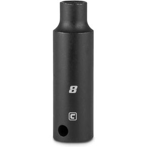 Capri Tools 8 mm Deep Impact Socket, 3/8-Inch Drive, 6-Point, Metric