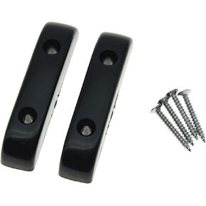 KAISH 2x Plastic White Thumb Rest Bass Thumbrest for Precision P Bass or J Bass Guitar