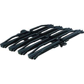INNO INH142 Tire Hold Hitch Mount (2" ONLY) Platform Rack (4) Bike (E-bike, Fat Tire, Full Suspension, Carbon Compatible), Matte Black