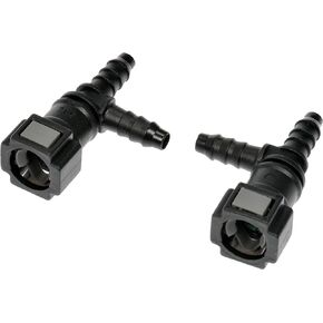 Dorman 800-176 Quick Connector 5/16 In. Steel Tee to 6mm Nylon, 2 Pack