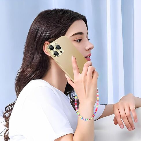 Clay Phone Charm Strap with 2 Tether Tabs,Detachable Phone Lanyard Hands-Free Wrist Strap Accessory for Women - iPhone 15 Pro Max/ 14 Pro Max/ 13 Pro Max/ 12 in Kuwait