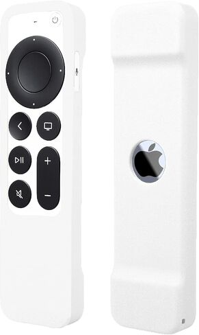 حافظة متوافقة مع جهاز التحكم عن بعد Apple TV 4K Siri Remote 2021 2022 - حافظة من السيليكون الناعم غطاء غلاف متوافق مع جهاز التحكم عن بعد Apple TV 4K / HD Siri (الجيل الثاني والثالث) - أحمر in Kuwait