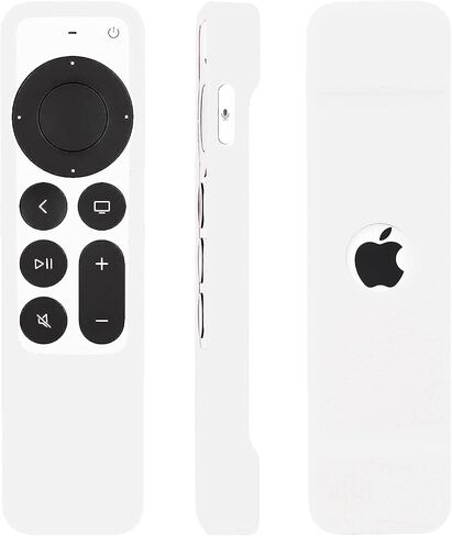 حافظة متوافقة مع جهاز التحكم عن بعد Apple TV 4K Siri Remote 2021 2022 - حافظة من السيليكون الناعم غطاء غلاف متوافق مع جهاز التحكم عن بعد Apple TV 4K / HD Siri (الجيل الثاني والثالث) - أحمر in Kuwait