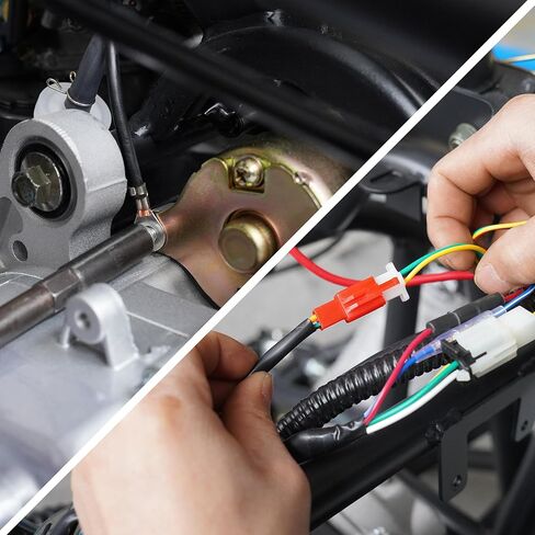RUTU Racing AC CDI GY6 AC Ignitor Relay منظم الجهد الكهربي متعدد الوظائف المقود تبديل الأسلاك تسخير شرارة التوصيل أطقم لGY6 50cc -150cc ATVs Go Karts Quad Bike YX KLX 4 عجلات، سكوتر، عربات التي تجرها الدواب in Saudi Arabia