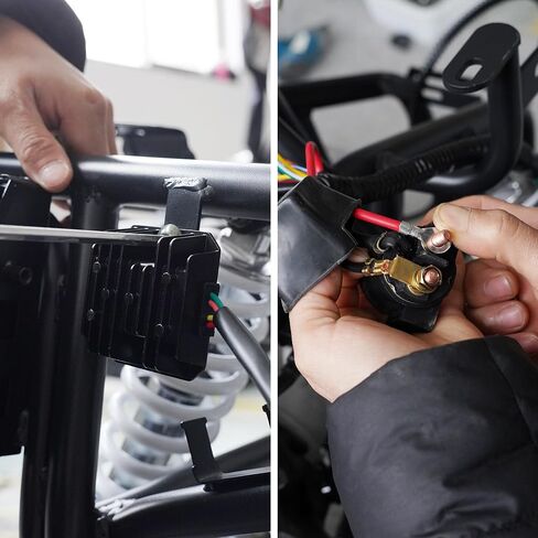 RUTU Racing AC CDI GY6 AC Ignitor Relay منظم الجهد الكهربي متعدد الوظائف المقود تبديل الأسلاك تسخير شرارة التوصيل أطقم لGY6 50cc -150cc ATVs Go Karts Quad Bike YX KLX 4 عجلات، سكوتر، عربات التي تجرها الدواب in Saudi Arabia