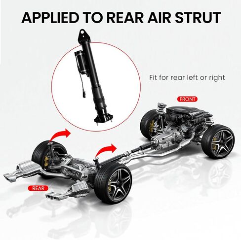 VIGOR Rear Air Suspension Shock Absorber Compatible with 2006-2013 Benz R-Class W251 R320 R350 R500 R550 with ADS Car Air Strut, OEM Replace Number 2513200931, 2513201031 in Saudi Arabia