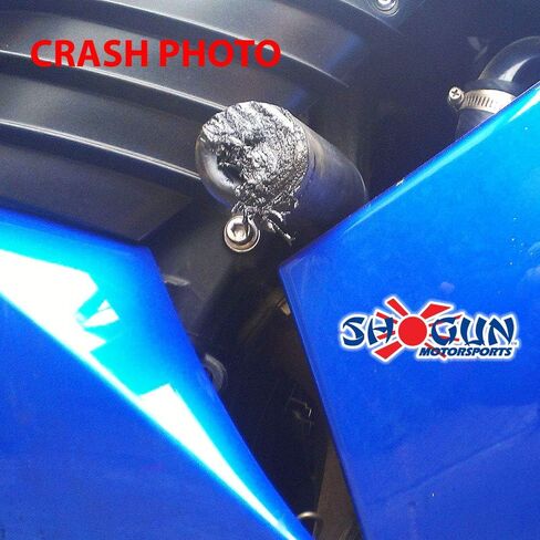 Shogun Kawasaki Ninja ZX14R ZX 14 2012 2013 2014 2015 2016 2017 2018 2019 2020 2021 2022 2023 2024 Black No Cut Frame Sliders Fits ABS & NON ABS Models - 750-4719 - MADE IN THE USA in Saudi Arabia